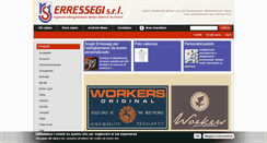 Desktop Screenshot of erressegi.it